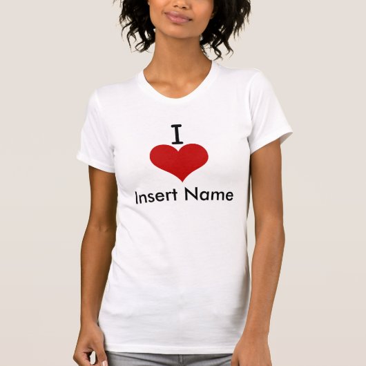 私は(ハート) Grammyを愛します Tシャツ (正面)