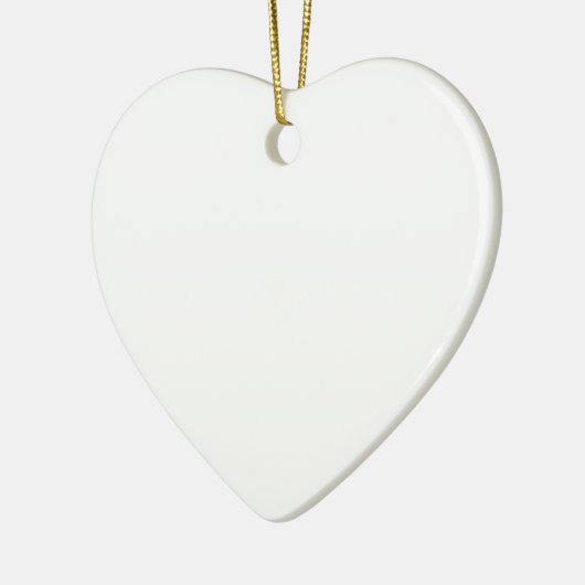 "私は"バレンタインの赤いハートの装飾愛します セラミックオーナメント (左)