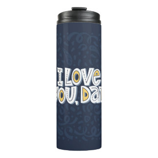 私は、パパ。明るいレタリング引用文オンザダー タンブラー