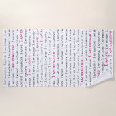 私は ビーチタオル (正面)