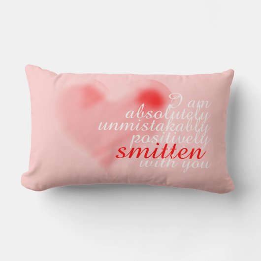 私は（ピンク） ランバークッション (正面)