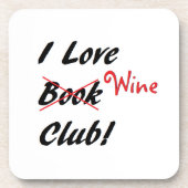 "私は… "プラスチックコースターを愛します コースター (正面)