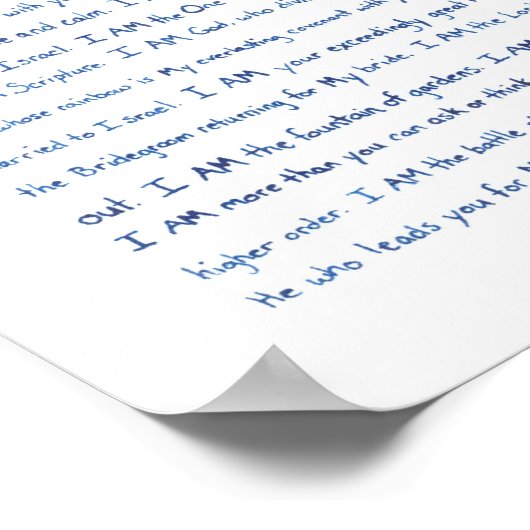 私は ポスター (角)