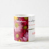 "私は"マグ愛します コーヒーマグカップ (中央)