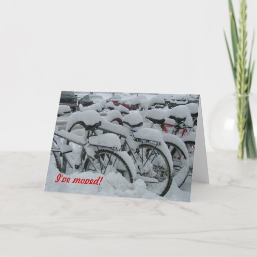 私は-ミネソタに…動きました 案内状 (正面)