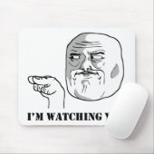 私は-ミーム見ています マウスパッド (マウス)