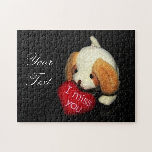 "私は"写真のパズルを恋しく思います ジグソーパズル (横)