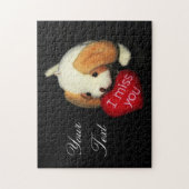 "私は"写真のパズルを恋しく思います ジグソーパズル (縦)