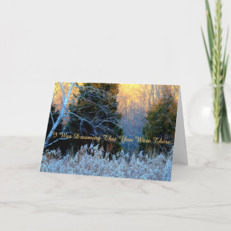 私は… 「夢を見ま」カードを恋しく思います カード