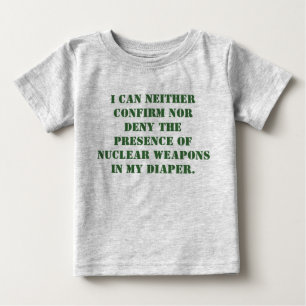私は…存在をの確認し、否定してもいくないです ベビーTシャツ