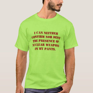 私は…存在をの確認し、否定してもいくないです Tシャツ