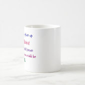私は、寿命、年前に与えよう コーヒーマグカップ (中央)