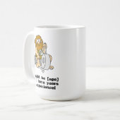 私は[年齢]かもしれないけど、私は経験の年を持っている！ コーヒーマグカップ (正面左)