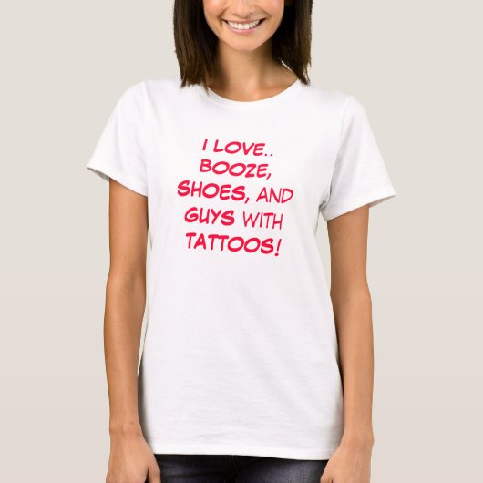 私は.......愛します Tシャツ (正面)