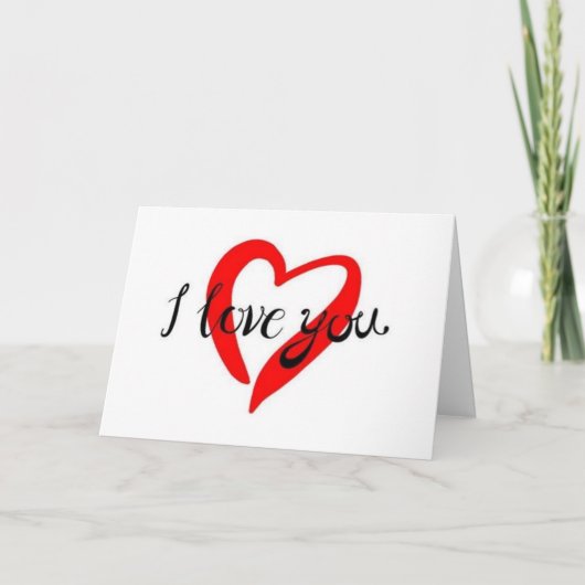 私は**愛*****あなた***私と結婚します カード (正面)