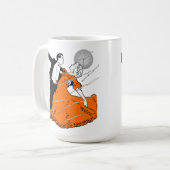 私は[感じ私の年齢]カスタマイズ可能で若い コーヒーマグカップ (正面左)