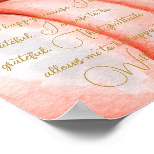 私は…感謝感謝祭 ポスター (角)