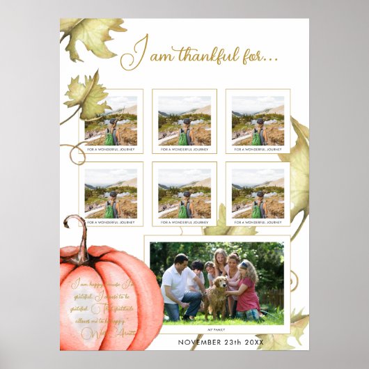 私は…感謝感謝祭 ポスター (正面)