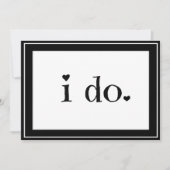 私は 招待状 (正面)