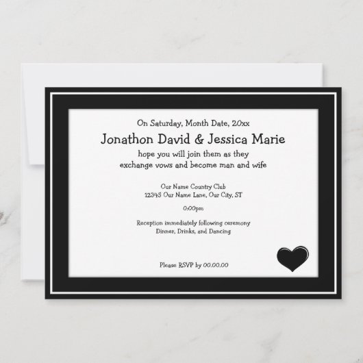 私は 招待状 (裏面)