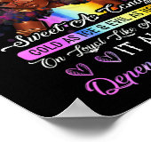 私は《星座》乙女座の女の子で甘いキャンディすべては依存 ポスター (角)