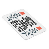 私は"植物を殺す"磁石おもしろい" マグネット (右側)