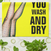 私は-洗浄及び乾燥した台所タオルこれをすることができません キッチンタオル (折り畳み)