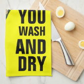 私は-洗浄及び乾燥した台所タオルこれをすることができません キッチンタオル (四つ折り)