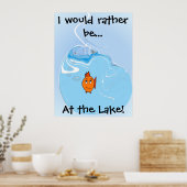 私は…湖で! ポスター (キッチン)