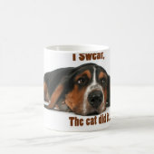 私は、猫しましたそれを誓います コーヒーマグカップ (中央)