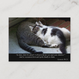 私は(猫)ビジネスかテレホンカードを提供します 名刺