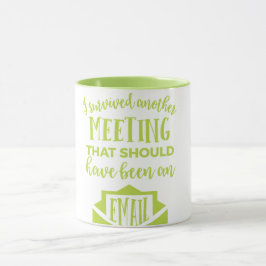 私は…生き延びました マグカップ