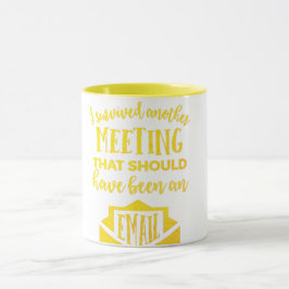 私は…生き延びました マグカップ