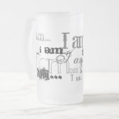 私は…私ありますです フロストグラスビールジョッキ (正面左)