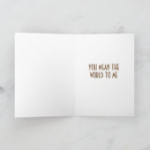 私は「私たちの記念日」の「あなた」を祝う カード (内部)