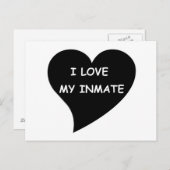 私は、私の受刑者のはがきが大好き ポストカード (正面/裏面)