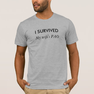 私は-私の妻のPAOを生き延びました Tシャツ
