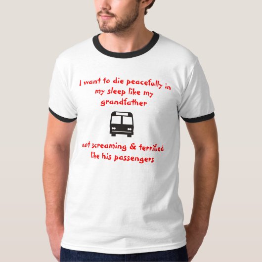 私は.......私の睡眠で死にたいと思います Tシャツ (正面)