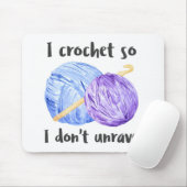 私は、私は引用文を解かないように編み針 マウスパッド (マウス)