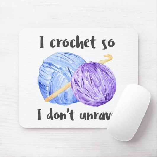 私は、私は引用文を解かないように編み針 マウスパッド (マウス)