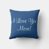 私は、私愛しますより美しい枕ギフト愛します クッション (裏面)