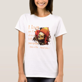 私は、私殺しません人々を、救います人生の発送ヤーンを編みます! Tシャツ