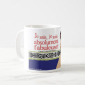 私は、私絶対にすばらしいです知っています! コーヒーマグカップ (正面左)