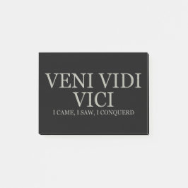 私は、私見ました、私征服しました-ライトを来ました ポストイット