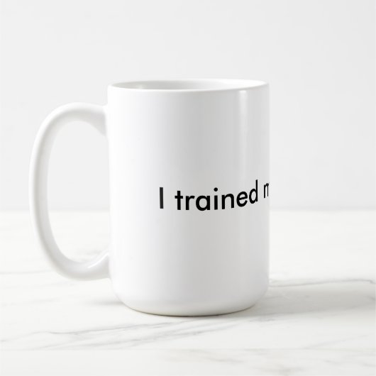 私は-絶縁されたコーヒー・マグに勝つために私の頭脳を訓練しました コーヒーマグカップ (左)