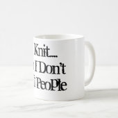 私は…編みます コーヒーマグカップ (正面右)