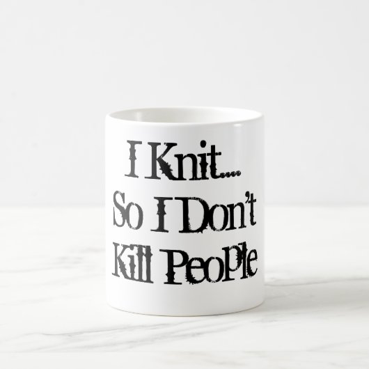 私は…編みます コーヒーマグカップ (中央)