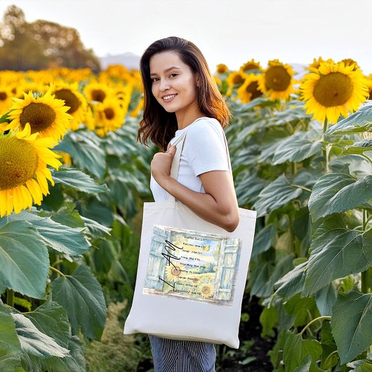 私は:美しい、聖なる書物、 経典 パーソナライズされた トートバッグ
