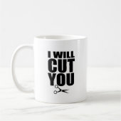 私は-美容師のコーヒー・マグ切ります コーヒーマグカップ (左)