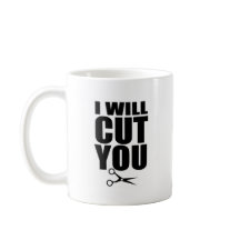 私は-美容師のコーヒー・マグ切ります